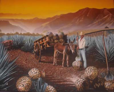 Agave Painting