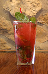 Raspberry Tequila Mojito